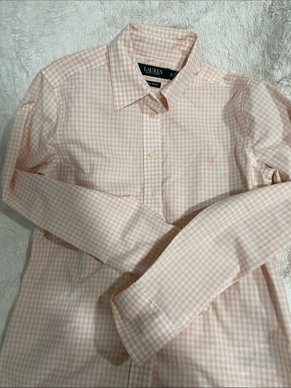 Brand New Ralph Lauren Women’s Collared Shirt - Size XS - Bias Cut